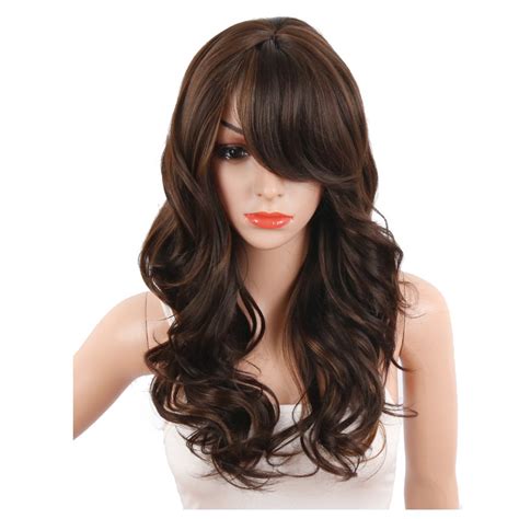 Krsi New Long Wavy Curly Synthetic Wigs For Black Women