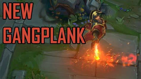 Lol Gangplank Rework And Visual Update League Of Legends Youtube