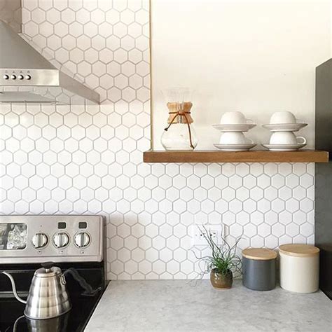 25 Stylish Hexagon Tiles For Kitchen Walls And Backsplashes Home