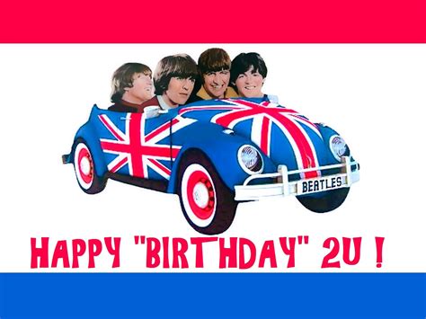 Beatles Saying Happy Birthday