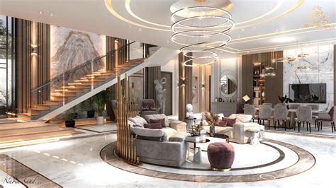 Luxury Hall Design In Ksa Behance