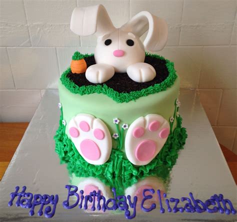 Bunny Cake Birthday Cake Happy Birthday Bunny Cake Cakes Desserts
