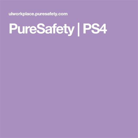 Puresafety Ps4 Adoption Certificate Health And Safety Increase