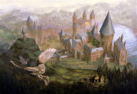 Hogwarts Castle By Lisa Günther Fanart