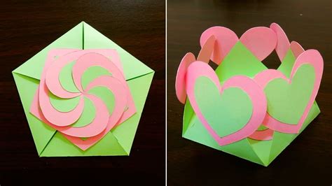 See more ideas about shaped cards, cards, cards handmade. Gift envelope sealed with hearts - learn how to make a ...