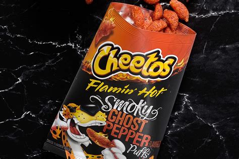 Cheetos Turns Up The Spice Level To The Max With New Ghost Pepper Puffs