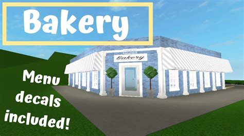 Bloxburg Bakery Decals