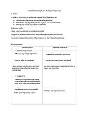 A Detailed Lesson Plan In Araling Panlipunan 2 Docx A Detailed Lesson