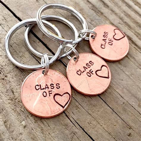 Set Of 3 Class Of 2020 Hand Stamped Graduation T Etsy