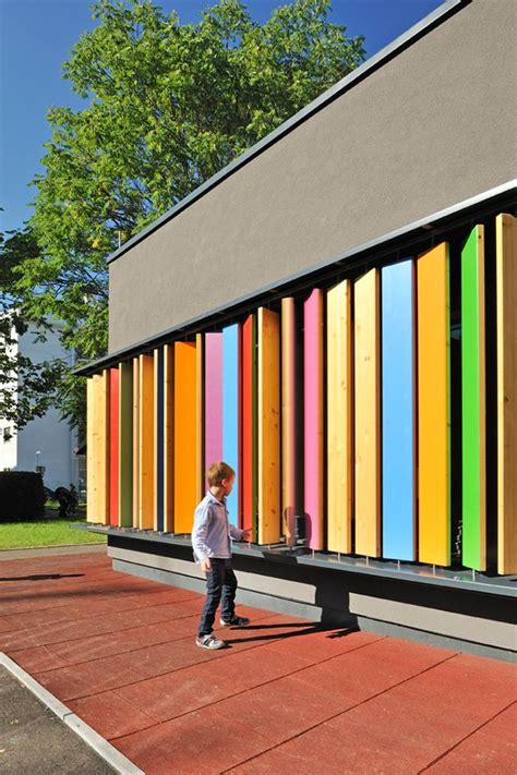 kindergarten kekec {colourful places & spaces} | Architecture, Modern