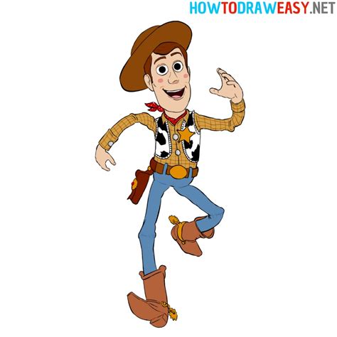 How To Draw Sheriff Woody How To Draw Easy