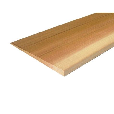 Natural Cedar Untreated Wood Siding Panel Common 1 In X 8 In X 144 In