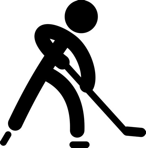 Ice Hockey Player Svg Png Icon Free Download 22492 Onlinewebfontscom