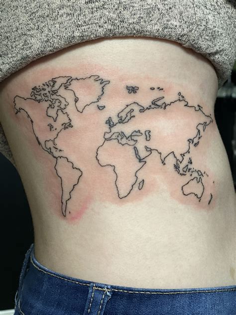 World Map World Map Tattoos Map Tattoos Tattoos Images And Photos Finder