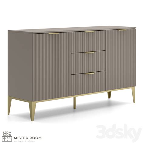 Om Mister Room Chest Of Drawers Diamond Dm06 Sideboard And Chest Of Drawer 3d Model