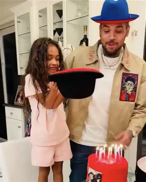 Chris Browns Daughter Royalty Brown Sings To Him On His Birthday