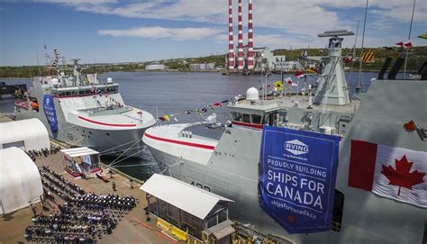 Royal Canadian Navy Names Two Arctic And Offshore Patrol Ships At