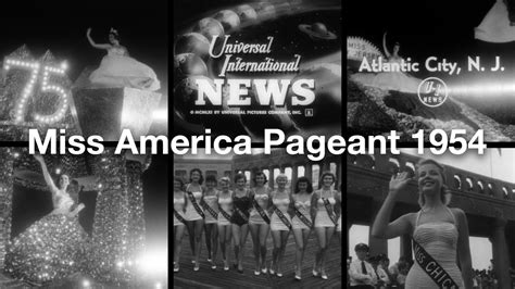 miss america pageant 1954 stock video archive 🥇 own that crown