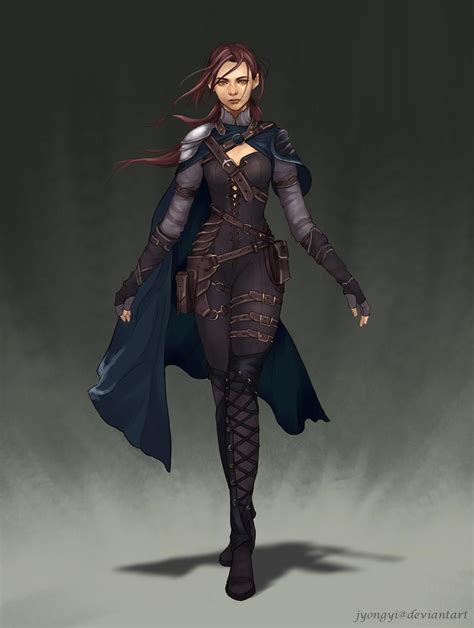 Rogue By Jyongyi On Deviantart Warrior Outfit Fantasy Female Warrior Female Character Design