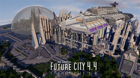 Download Future City 81 Mb Map For Minecraft