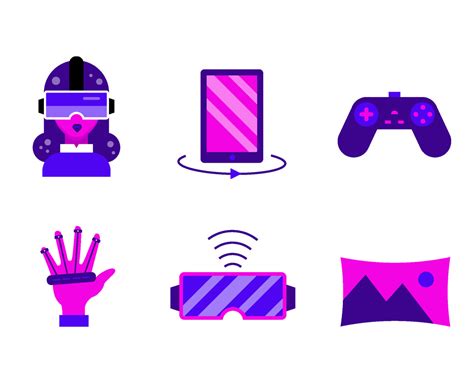 Virtual Reality Icon Set