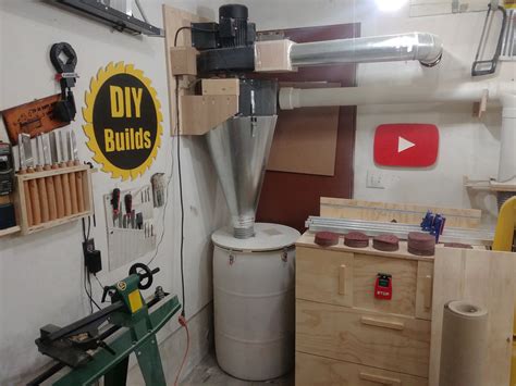 Mini cyclone bucket dust collector: Cyclone Dust Collector - DIY Builds