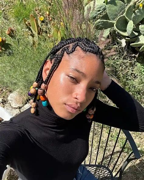 Willow Smiths New Beaded Cornrows Edgy And Inspirational