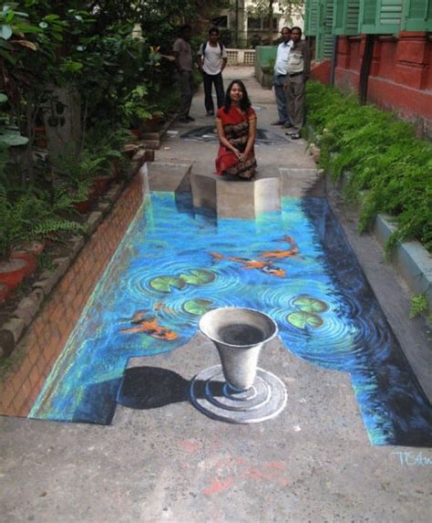 The art brings boring locations to. 101 3D Sidewalk Chalk Art Paintings & Drawings | Signs.com