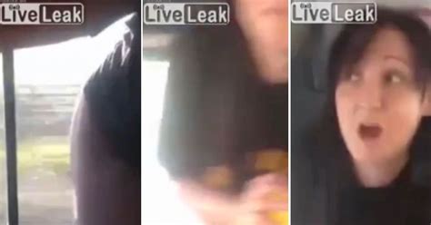 Shocking Video Shows Woman Urinating From A Moving Bus Whilst Others Goad Her On Mirror Online