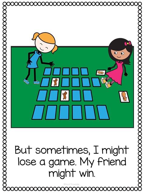 Losing A Game Social Skills Story Activities And Mini Books Sel