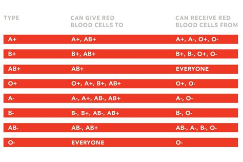 Universal Donor Blood Type Gertytemplate