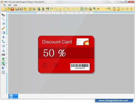 This helps in identifying the card at the time of making a payment. Design Cards and labels software creates barcode added cards and labels
