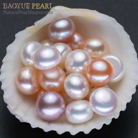 Wholesale Half Drilled Loose Genuine Freshwater Pearl Cultured Pearls