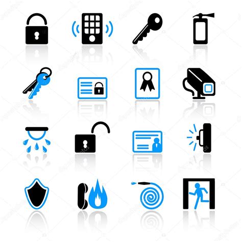 Security Icons Stock Vector Image By ©colorlife 7270294