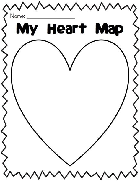 My Heart Map Pdf Google Drive Heart Map Heart Template Heart Map