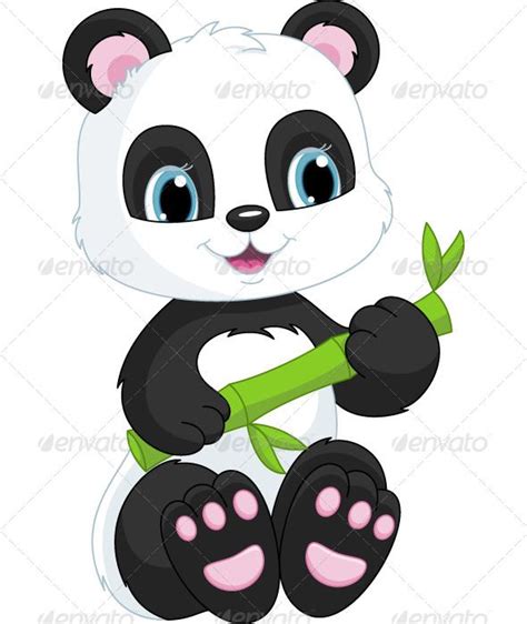 Gambar Kartun Lucu Dan Imut Panda