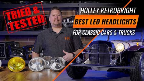 the brightest 7 inch round led headlights for classic cars hr tested h6026 headlight shootout