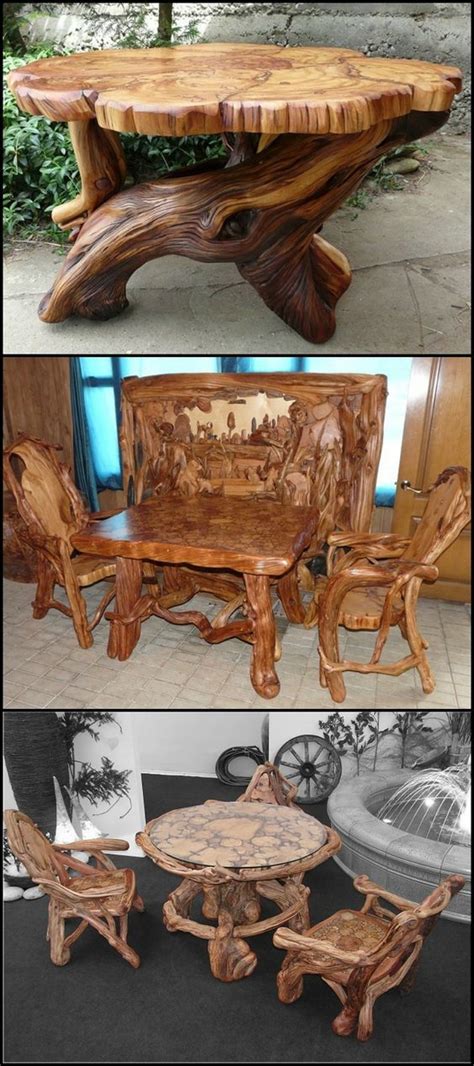 Unique Rustic Furniture In 2020 Log Furniture Wood Western Furniture