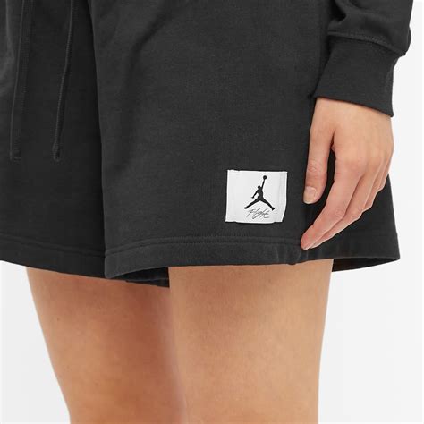 Air Jordan Essential Fleece Shorts Black And Gym Red End De