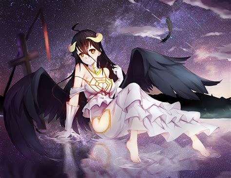 Overlord anime movie digital wallpaper, cocytus (overlord), crossdress. Albedo Wallpaper and Background Image | 1366x1057 | ID ...