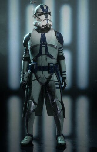 501st Clone Trooper Phase 2 Officer Minecraft Skin