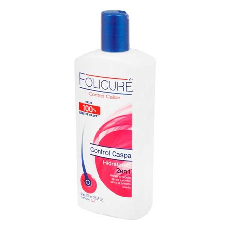 Shampoo Folicuré Control Caspa Hidratación 2 En 1 700ml Chedraui
