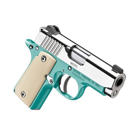 We are now talking about the new tiffany blue handgun. Kimber Micro Bel Air Pistol Bel Air Blue 9mm 2.75"