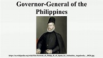 Governor-General of the Philippines - YouTube