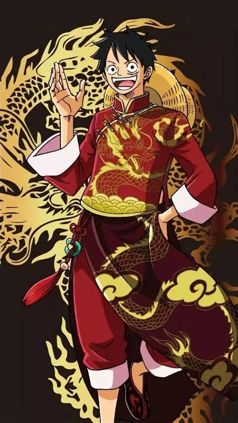 Luffy In Traditional Chinese Japanese Outfit One Piece H Nh Nh Anime