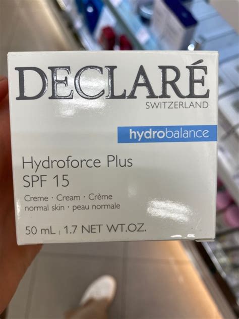 Declar Switzerland Hydro Balance Hydroforce Cr Me Ml Inci Beauty