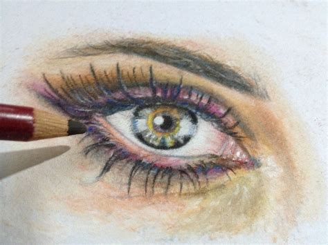Facial Features With Soft Pastels And Pastel Pencils On Behance