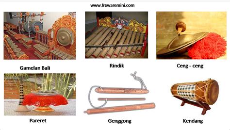 Alat musik tradisional dari bali ini terbuat dari pelepah pohon enau atau pugoug. JENIS & GAMBAR ALAT MUSIK TRADISIONAL INDONESIA | freewaremini