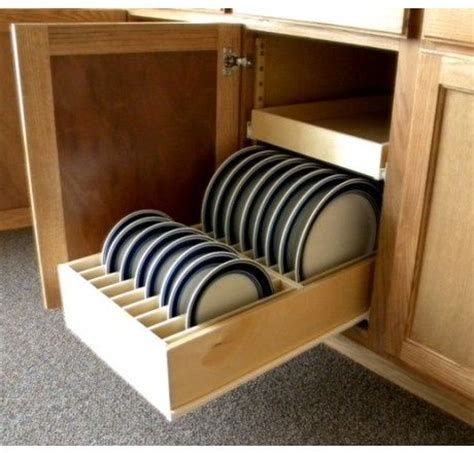 Our shelf was built for a standard. Dinner Plate Pull Out Organizer Drawer-Slide Out Shelves ...