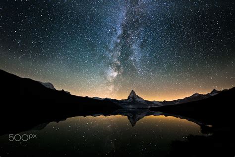 Matterhorn With Milky Way Matterhorn Milky Way
